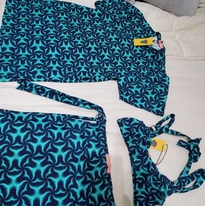 Couples festival set, rave wear